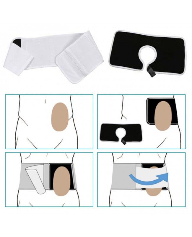 オストミーサポートベルト オリオネ Ref.3057 - 高さ27cm（10.62インチ）